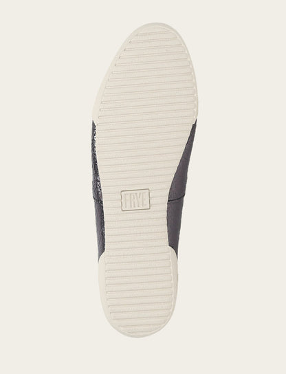 Melanie Slip On - Pewter Mirror - Sole