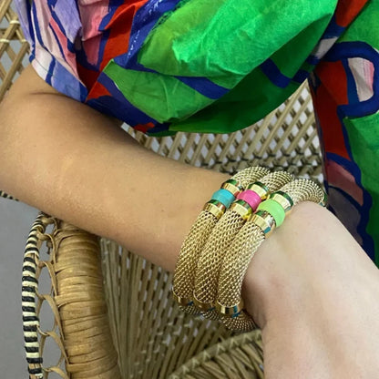Mesh Candy Bracelet Green