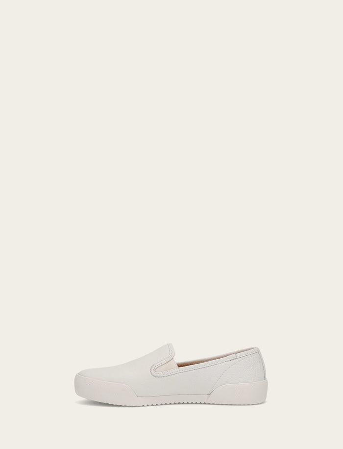 Mia Slip On - White - Inside