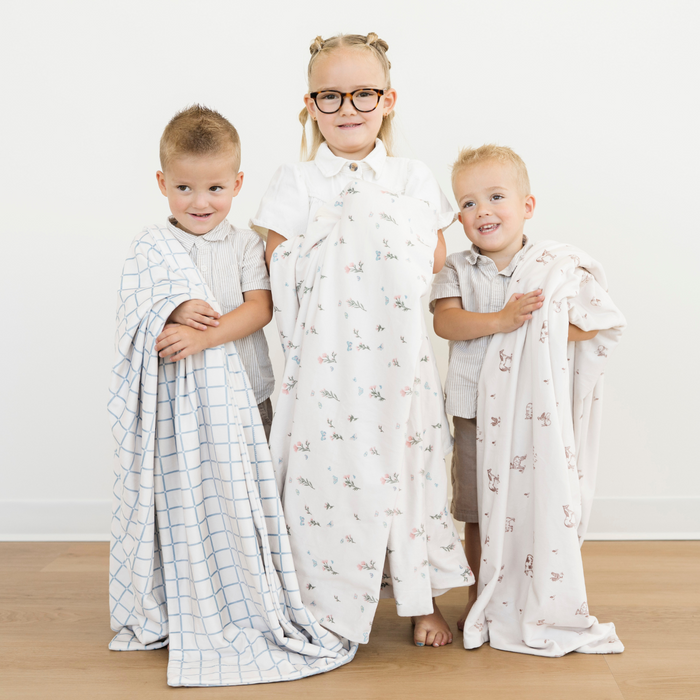 MINKY STRETCH TODDLER BLANKETS