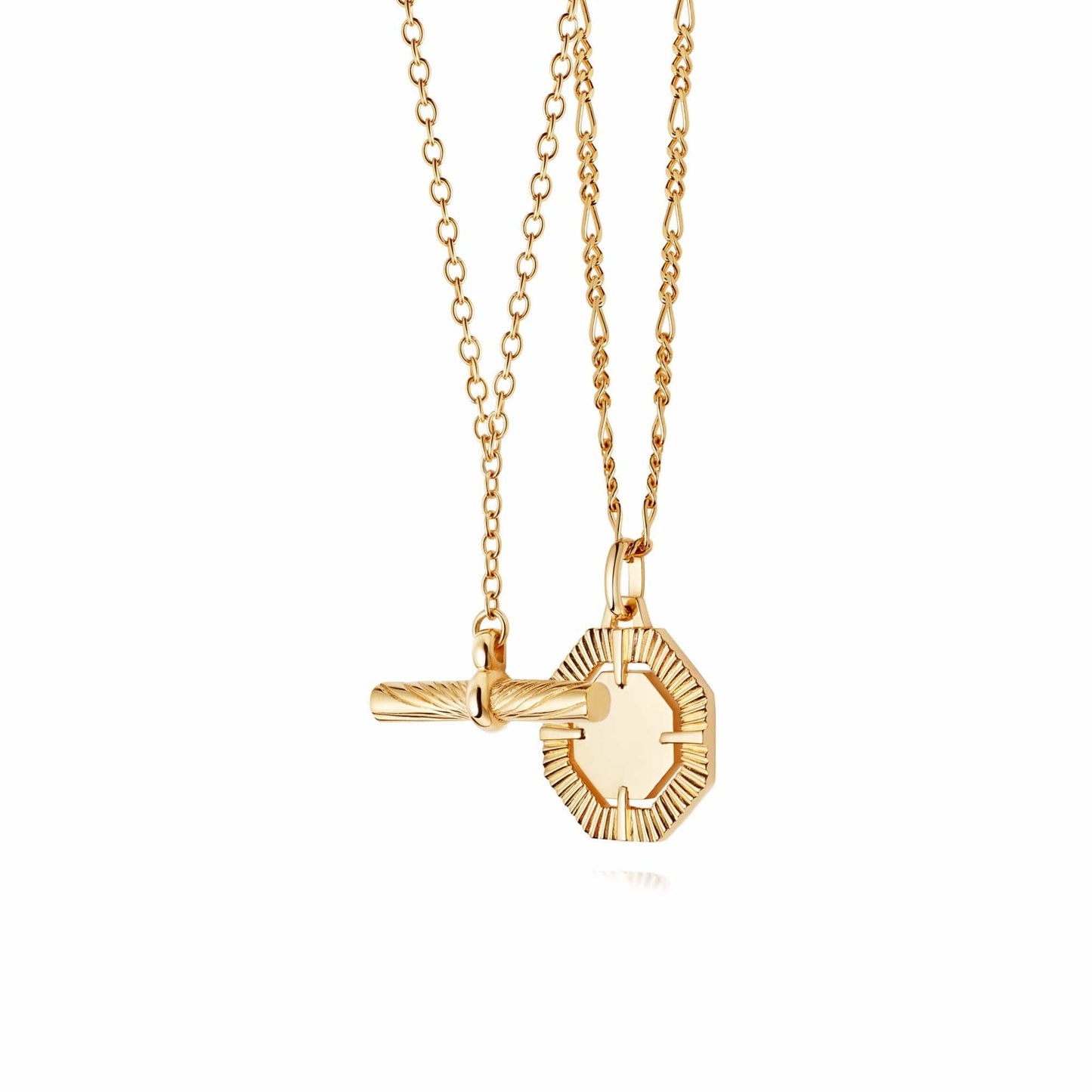 Estée Lalonde Modern Heirloom Necklace Layering Set 18ct Gold Plate