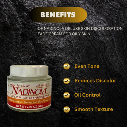 Nadinola Fade Cream for Oily Skin 2.25 oz