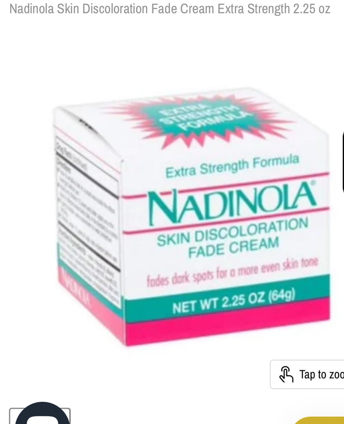 Nadinola Fade Cream with Niacinamide 2.25oz
