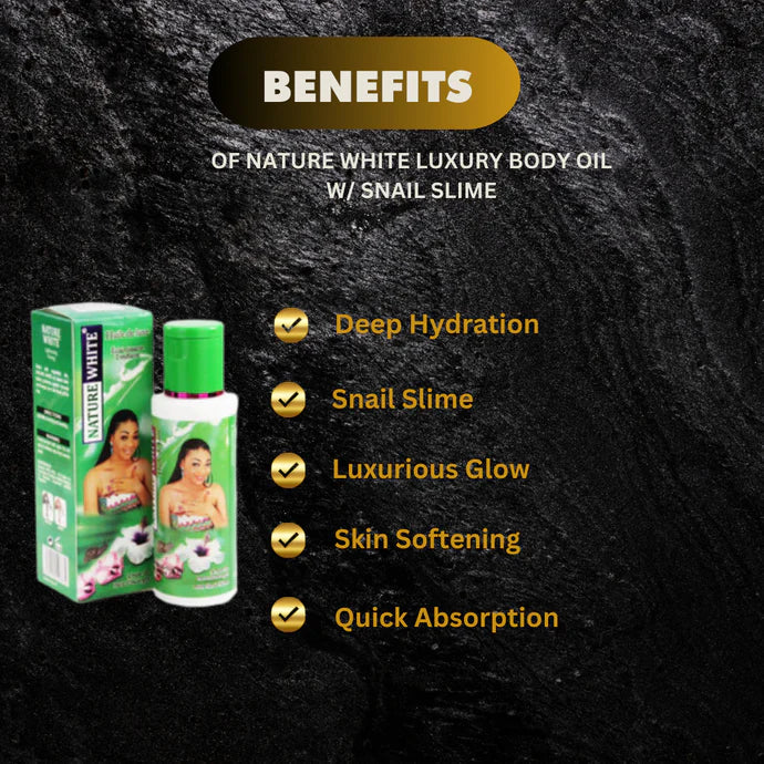 Nature White Luxury Body Oil w/ Snail Slime 125 ml