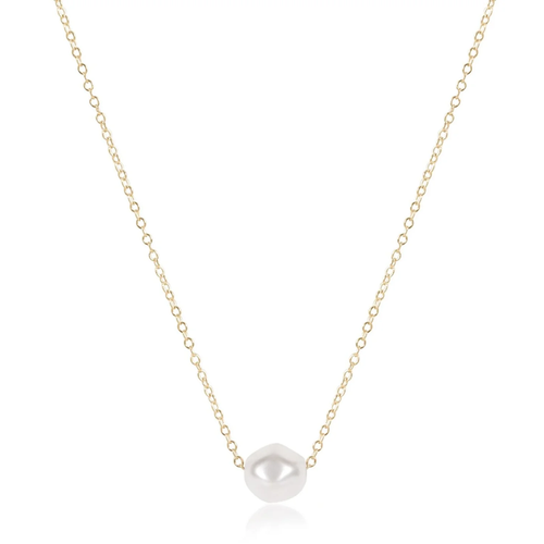 Necklace Gold Admire Pearl 16 Inch