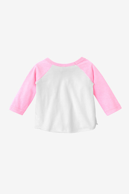 FF0053 - Infant 3/4 Sleeve Poly Cotton Raglan