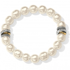 Neptune's Rings Pearl Stretch Bracelet