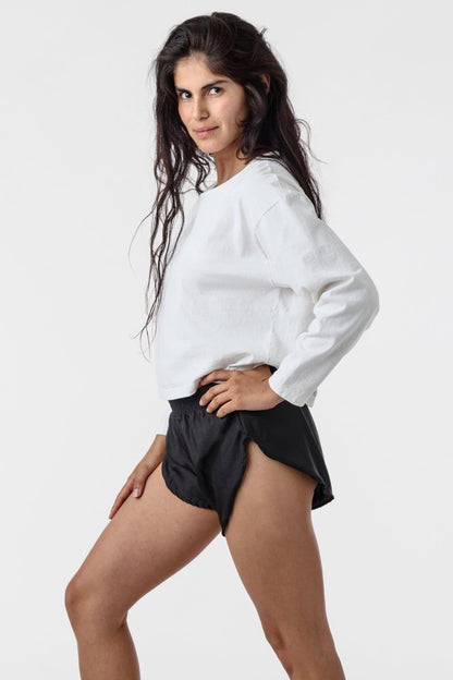 RNF304 - Nylon Taffeta Shorts