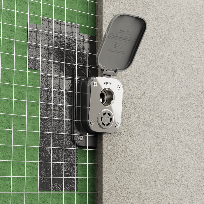 Aquor No-Show Mounting Box V2+ installed on Stucco|46958431830266