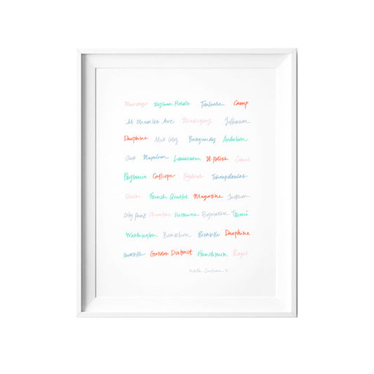 NOLA Names Print