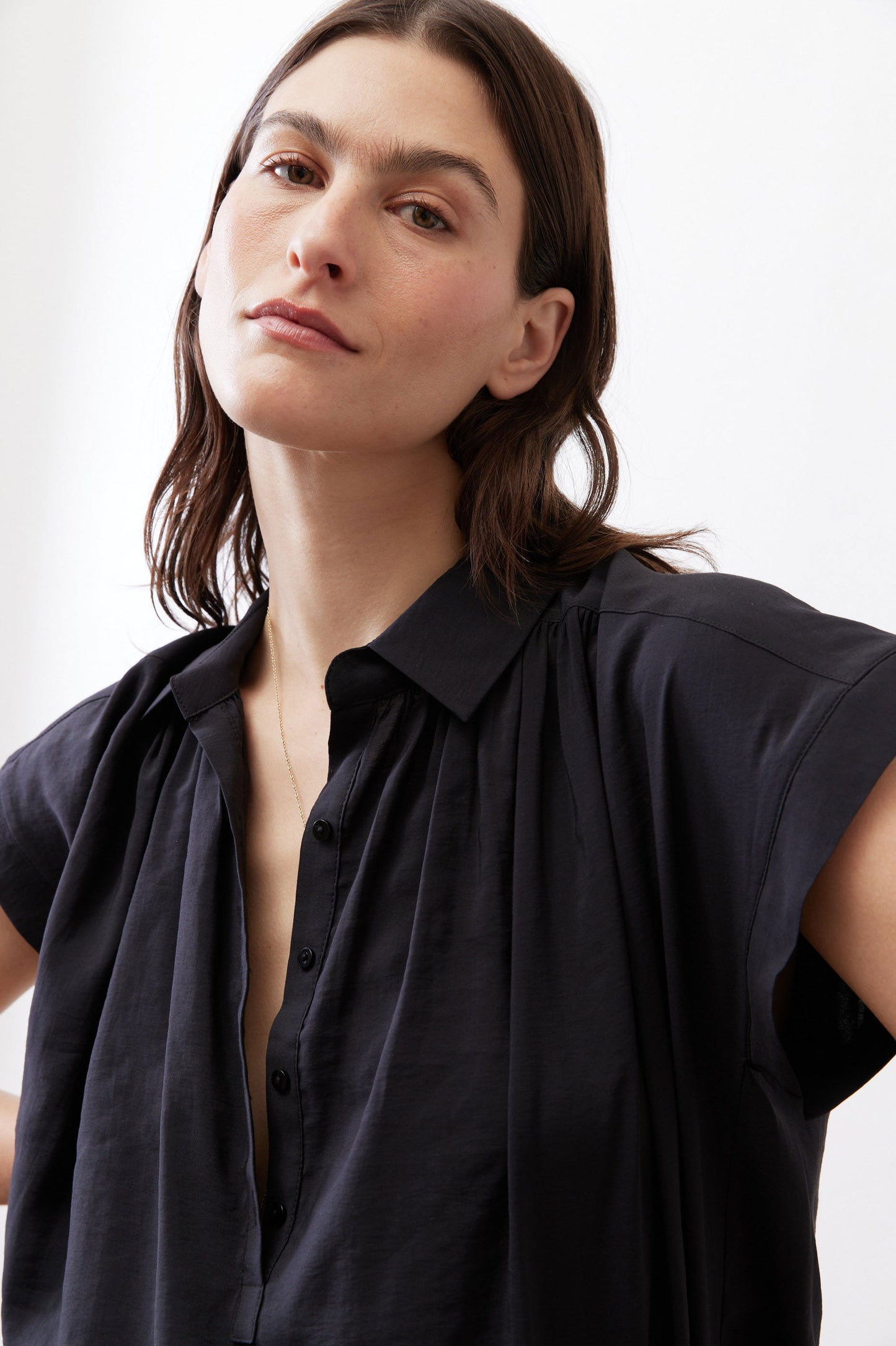 The Nonchalant Oversized Voile Blouse