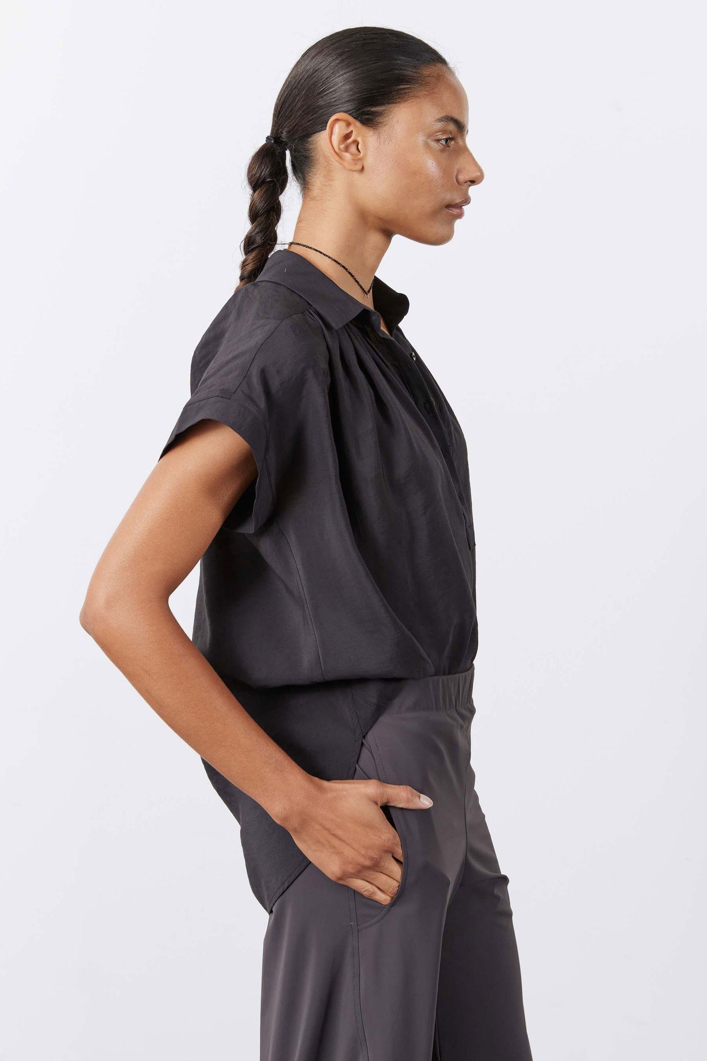 The Nonchalant Oversized Voile Blouse