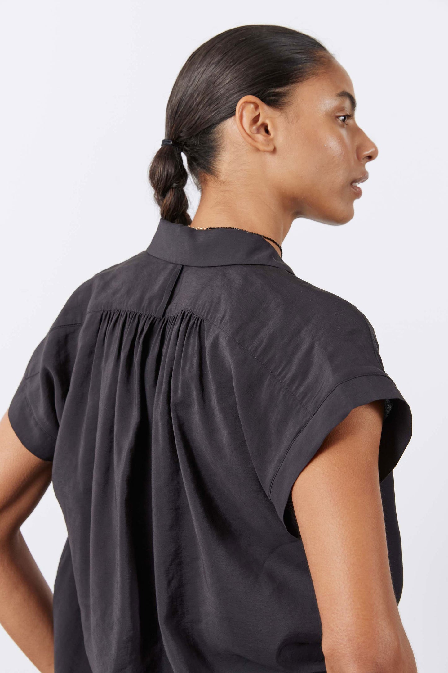 The Nonchalant Oversized Voile Blouse