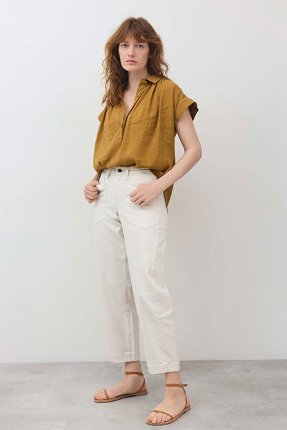 The Nonchalant Oversized Voile Blouse