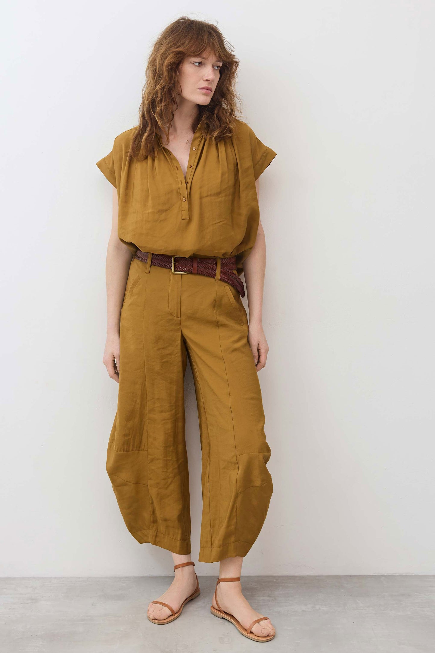 The Nonchalant Oversized Voile Blouse