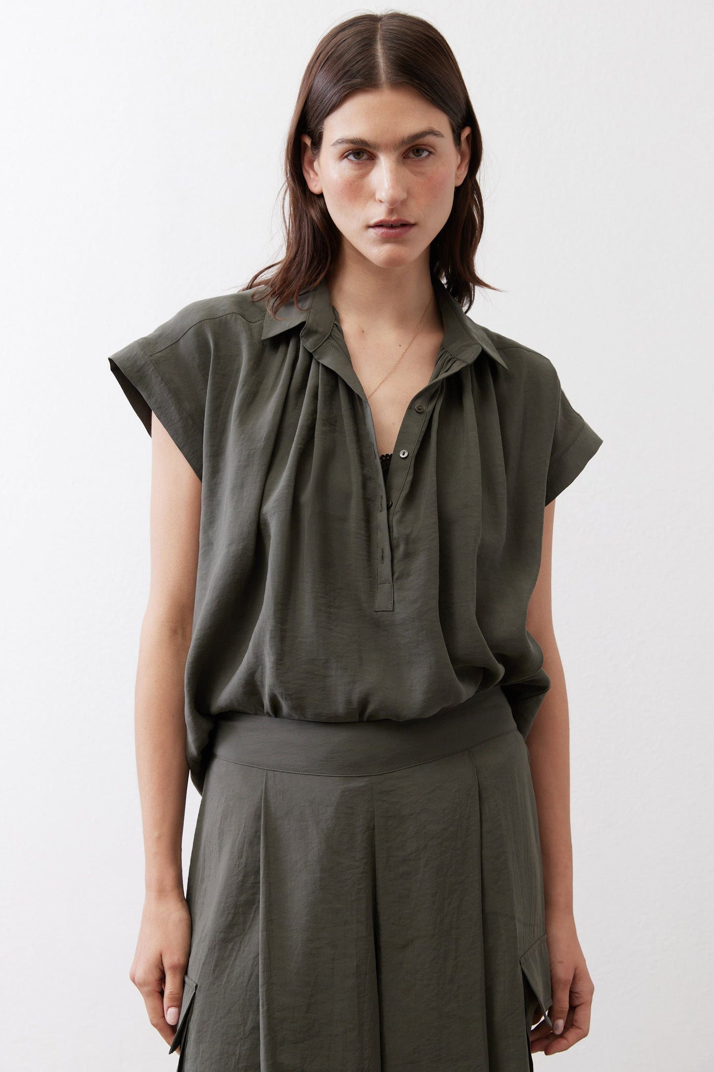 The Nonchalant Oversized Voile Blouse