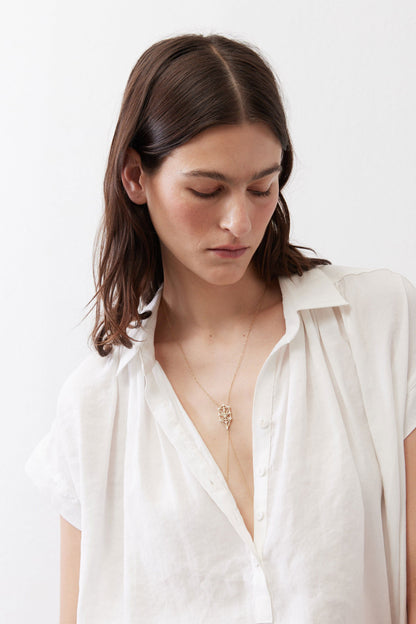 The Nonchalant Oversized Voile Blouse