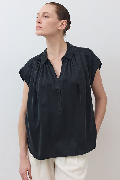 The Nonchalant Oversized Silk Blouse