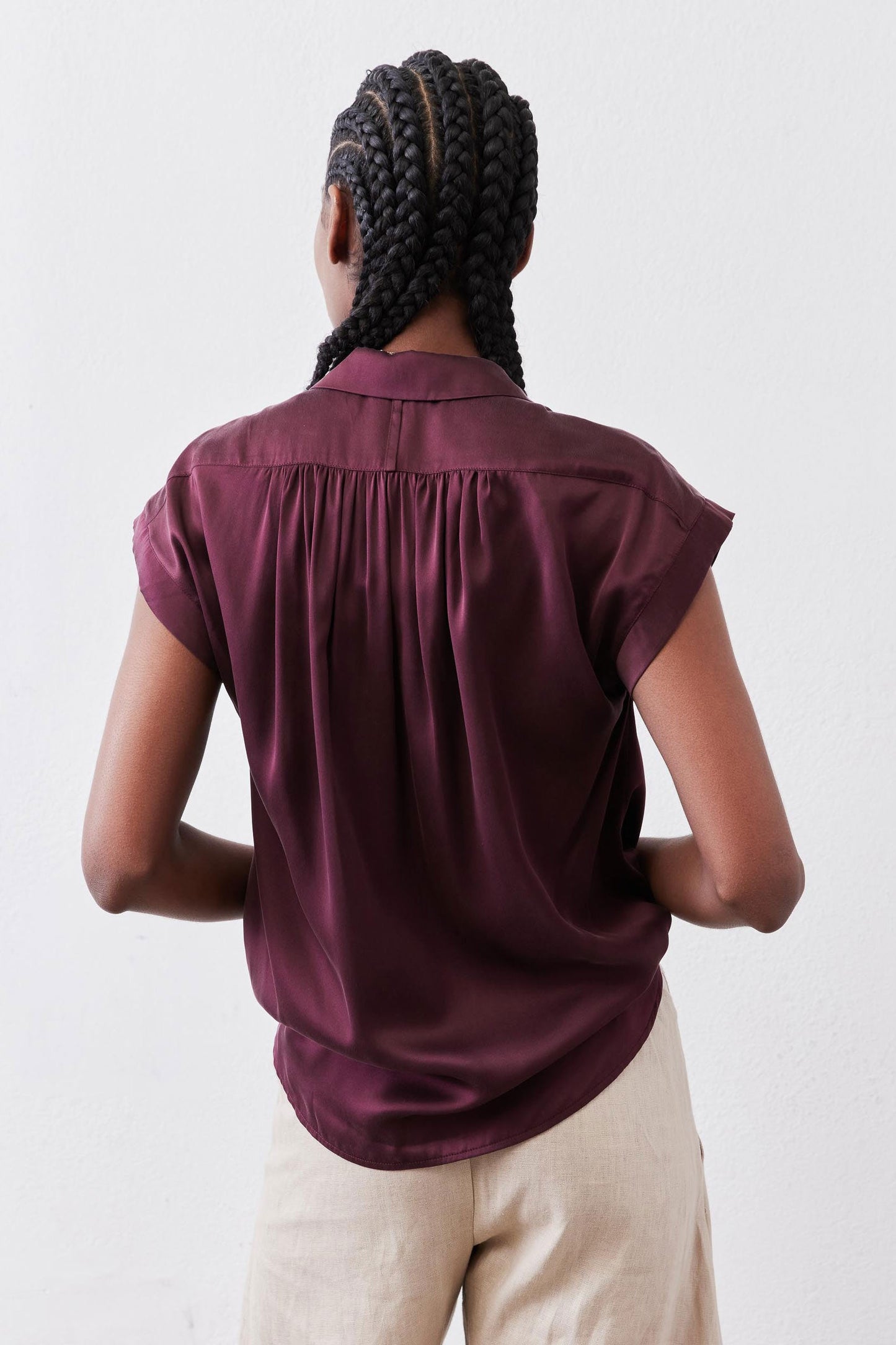 The Nonchalant Oversized Silk Blouse