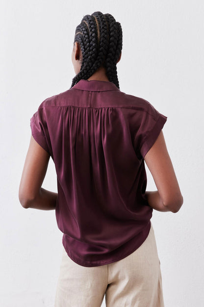 The Nonchalant Oversized Silk Blouse