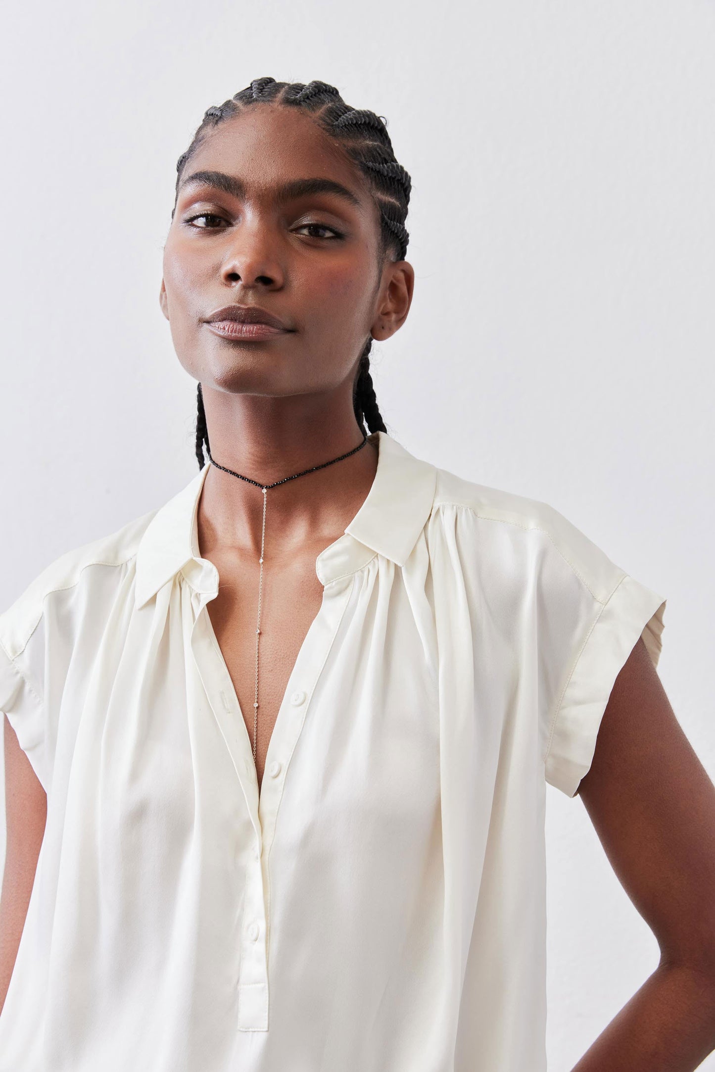 The Nonchalant Oversized Silk Blouse