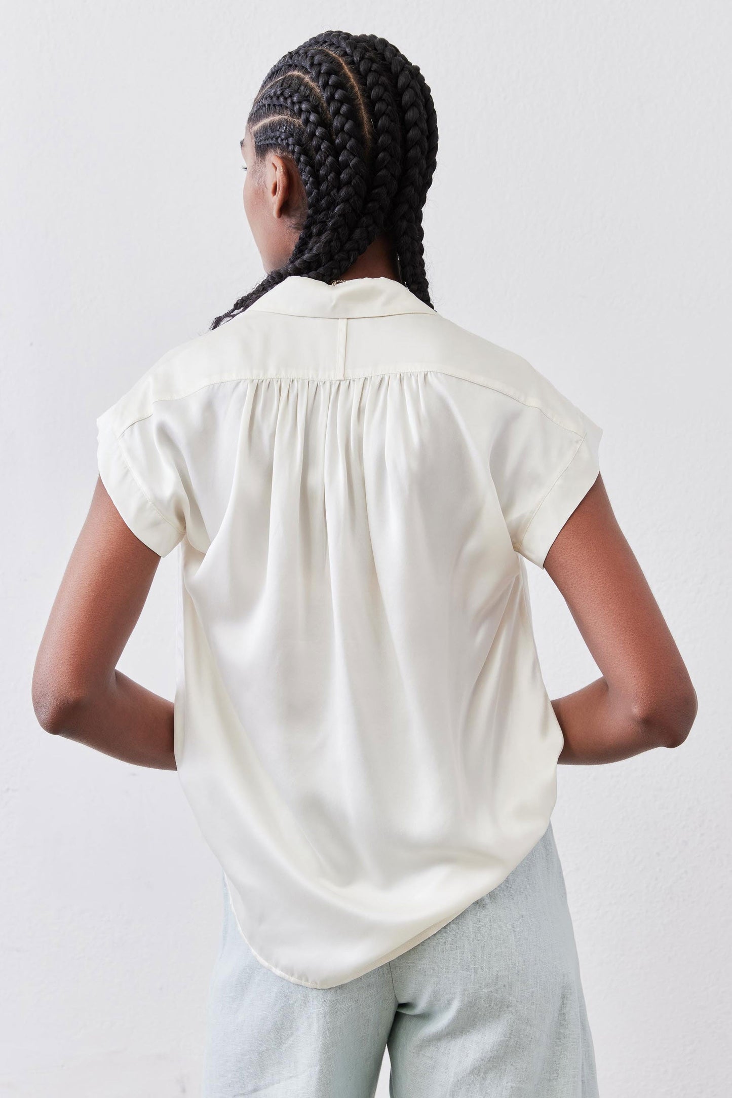 The Nonchalant Oversized Silk Blouse
