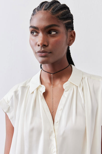 The Nonchalant Oversized Silk Blouse