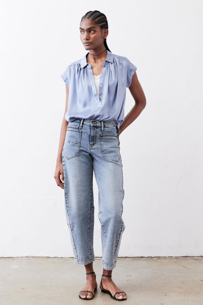 The Nonchalant Oversized Silk Blouse