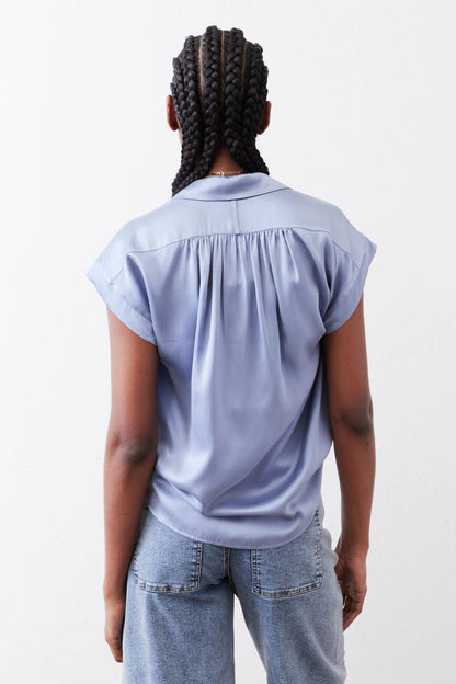 The Nonchalant Oversized Silk Blouse