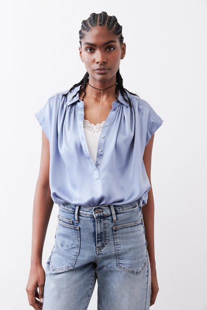 The Nonchalant Oversized Silk Blouse