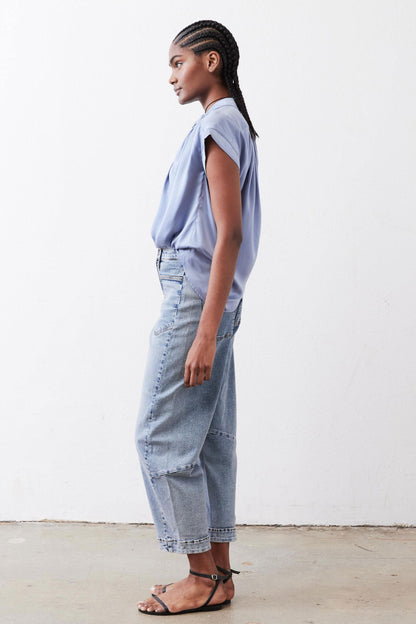The Nonchalant Oversized Silk Blouse