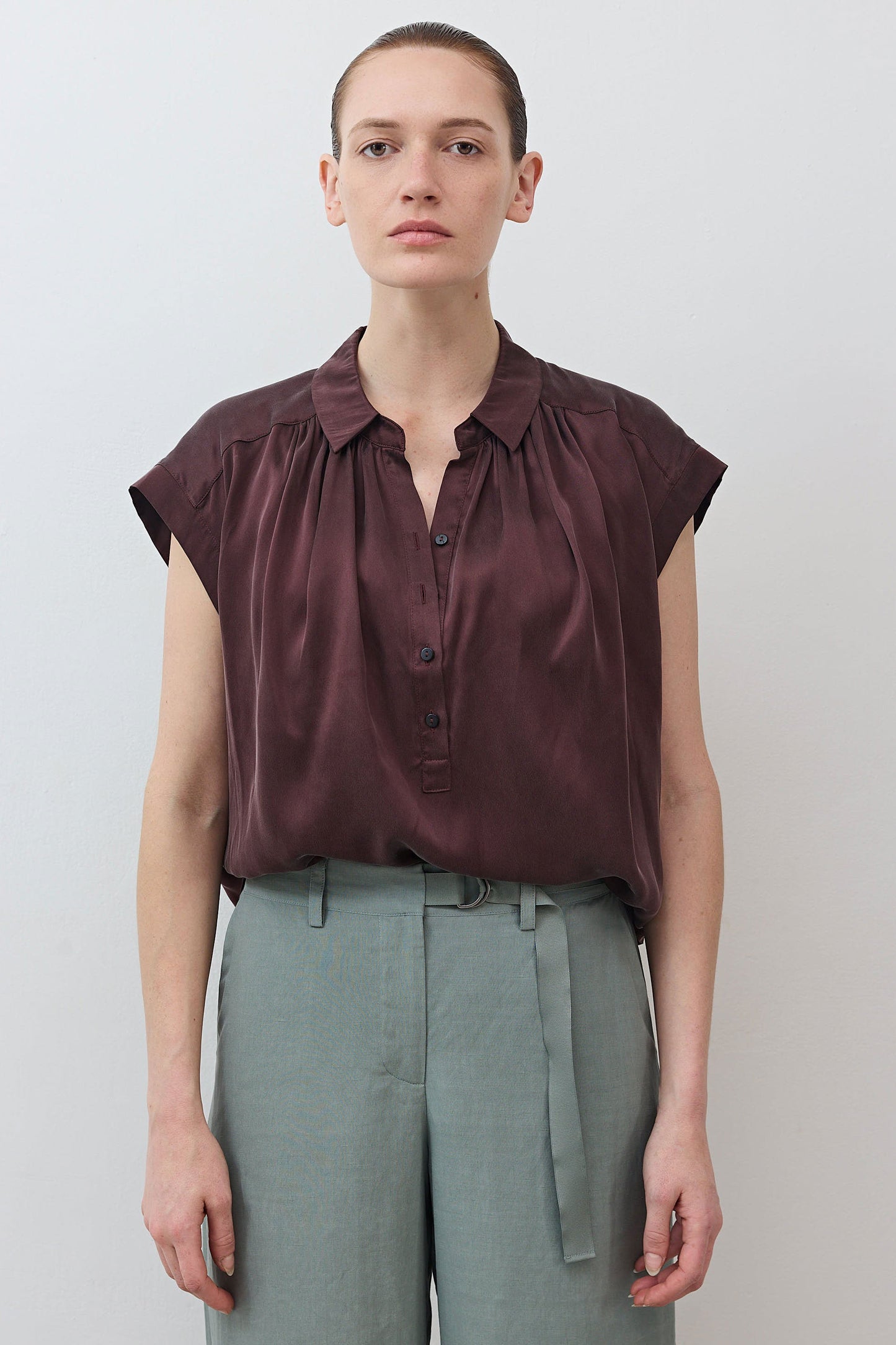 The Nonchalant Oversized Silk Blouse