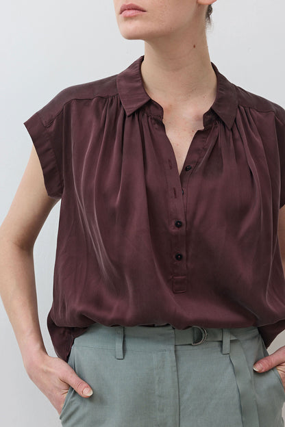 The Nonchalant Oversized Silk Blouse