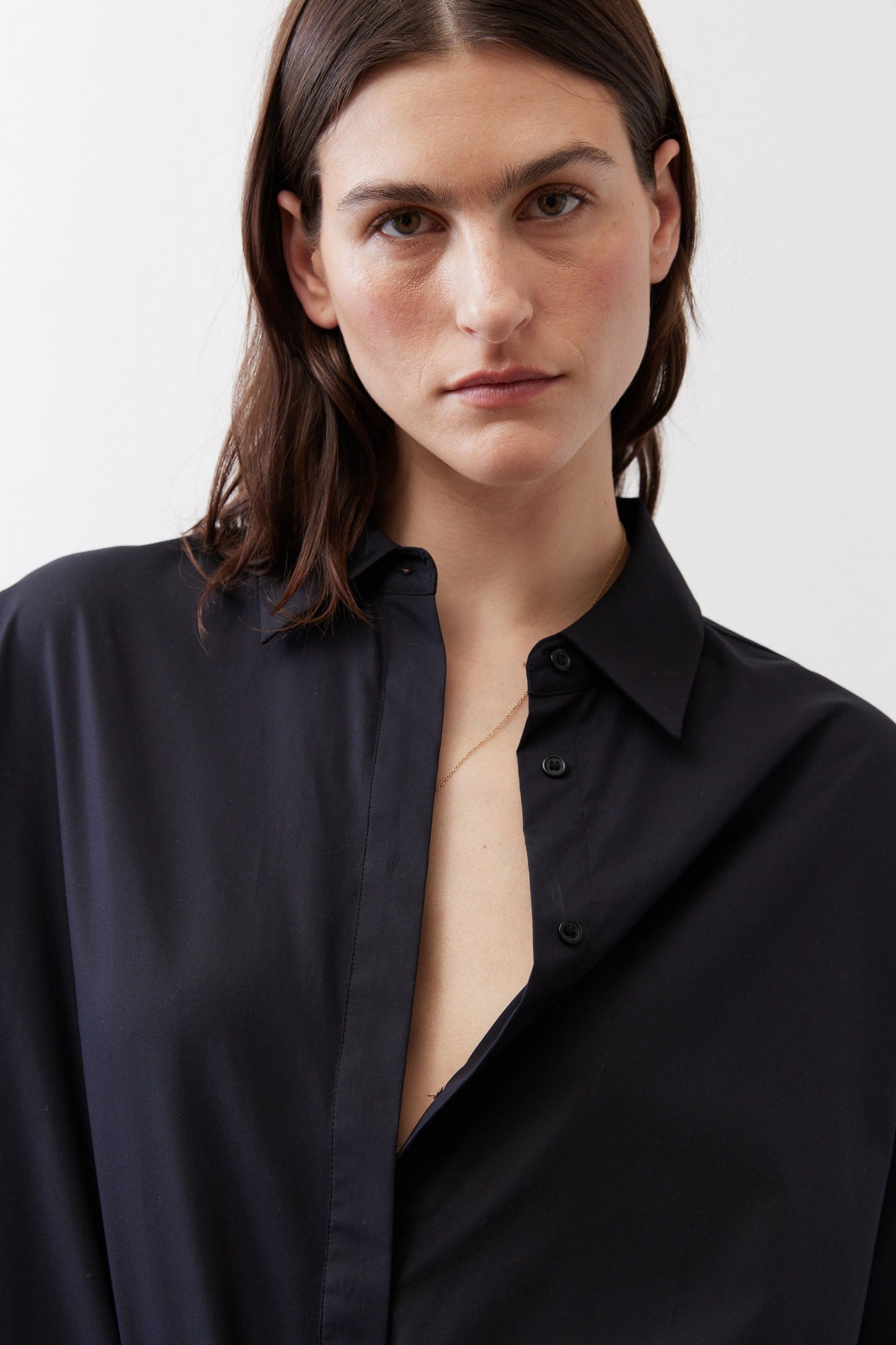 Non-Iron Refine Oversized Tunic