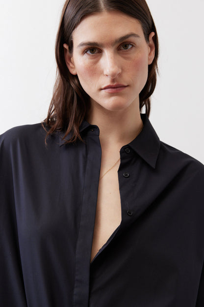 Non-Iron Refine Oversized Tunic