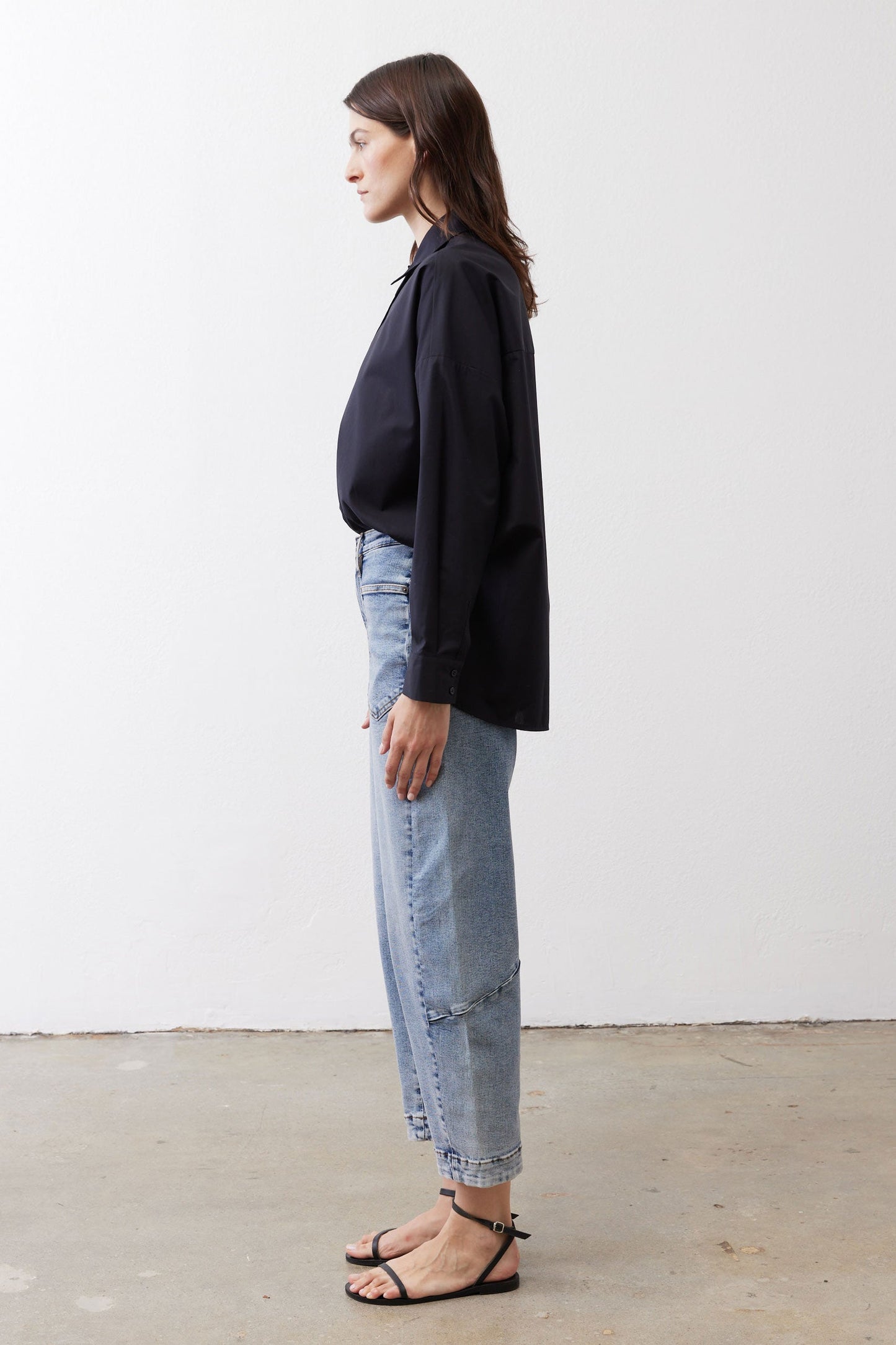 Non-Iron Refine Oversized Tunic
