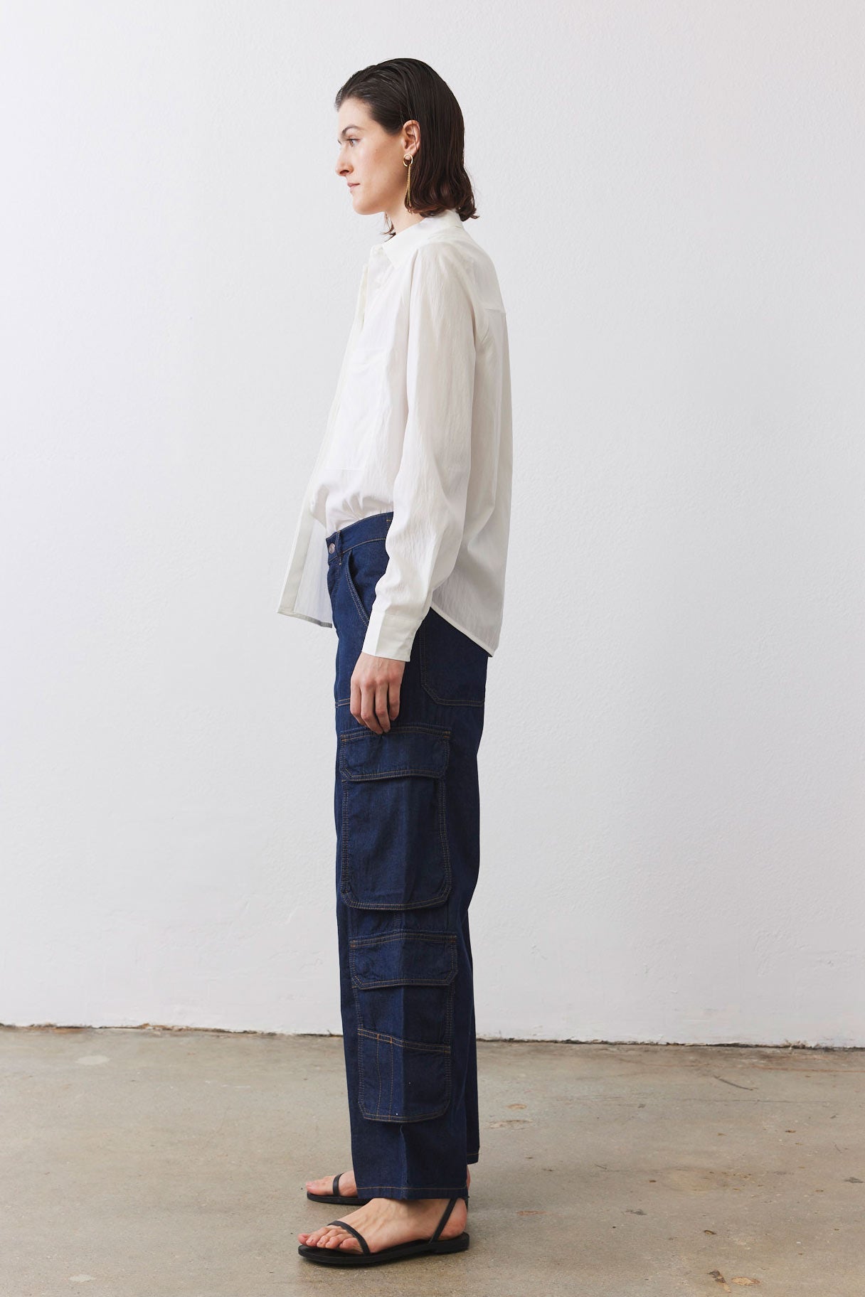The Off Duty Light Denim Cargo Pants