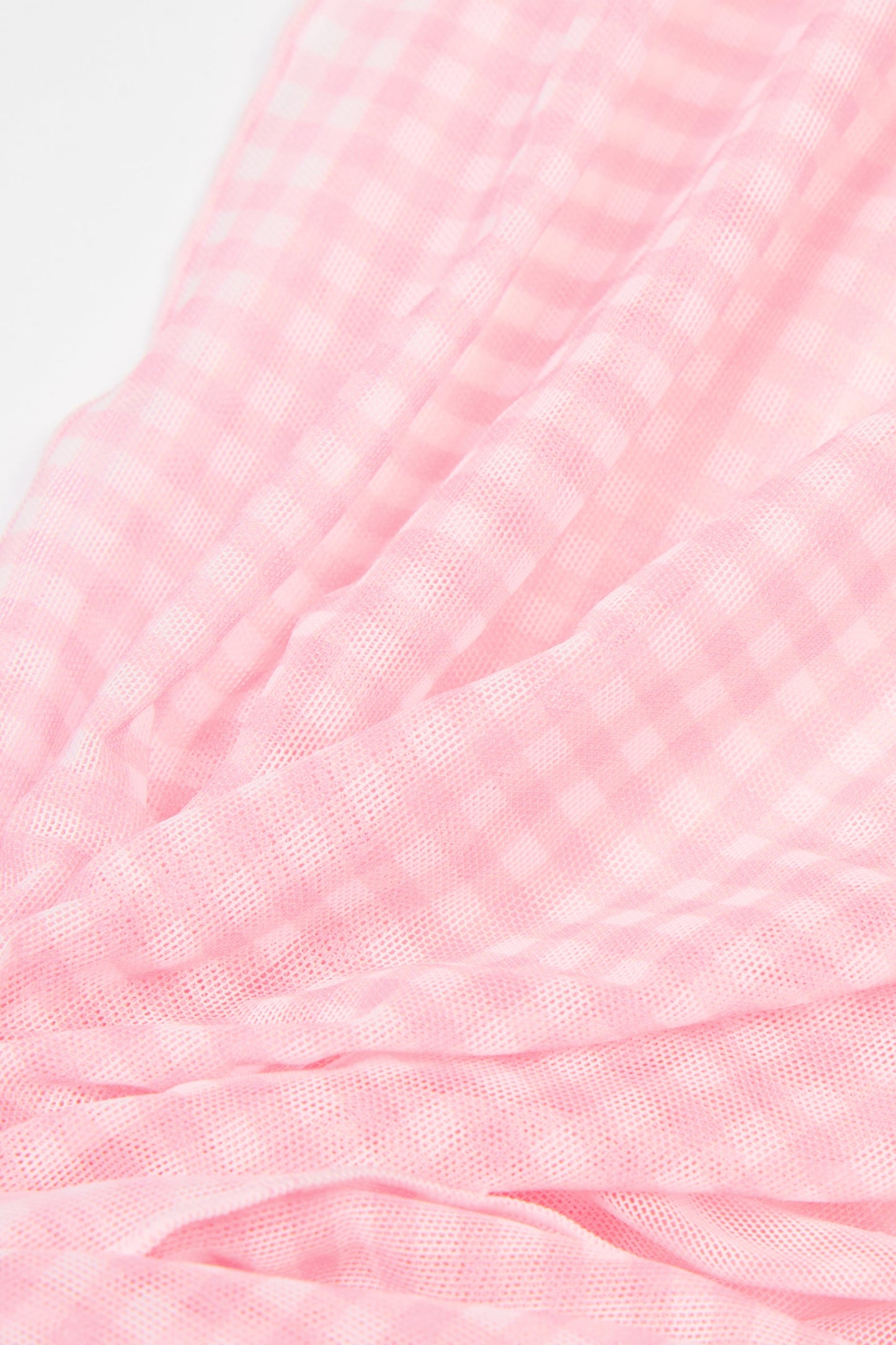 Sarong in Pink Gingham Print