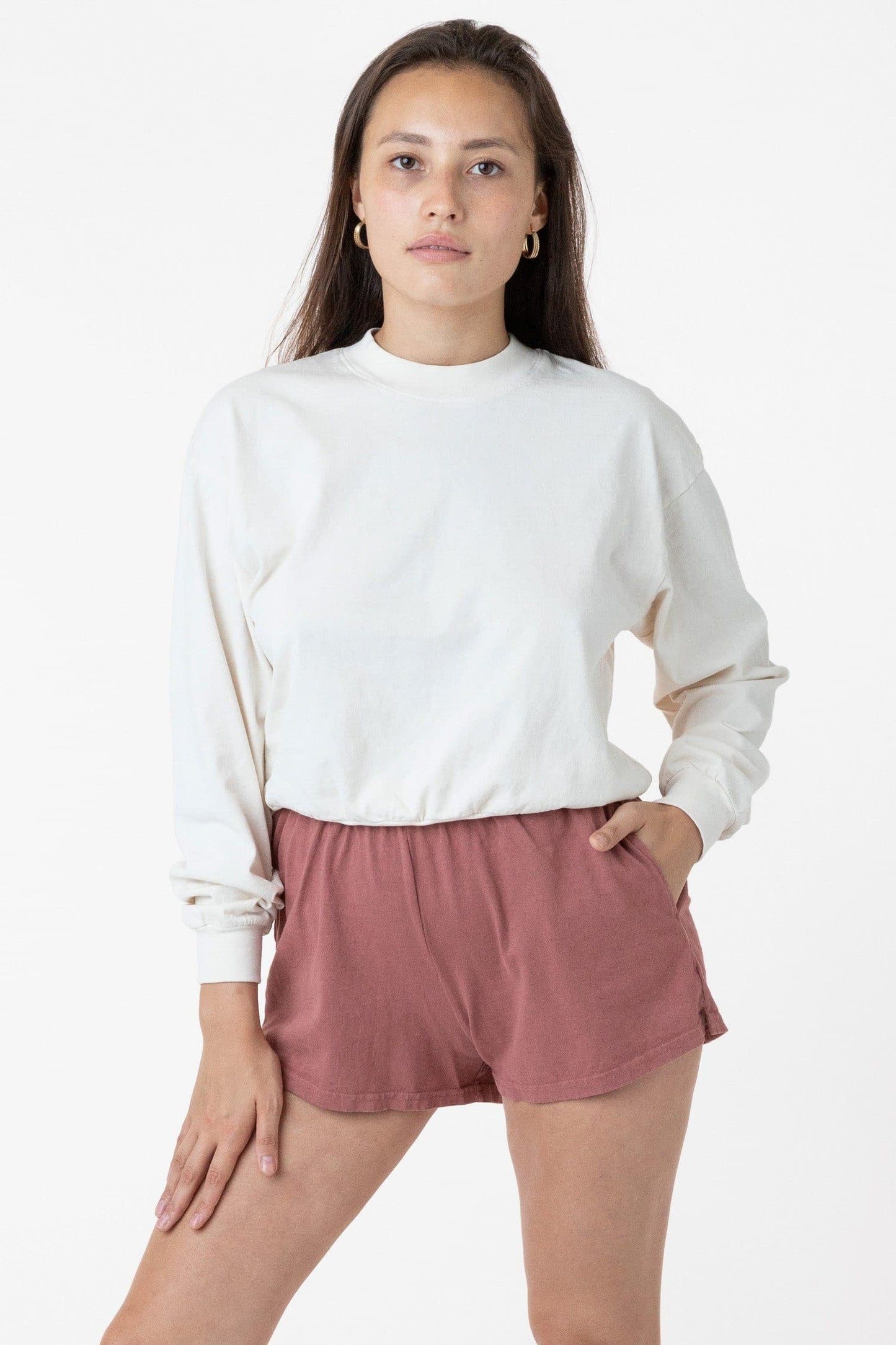 1214GD - Heavy Jersey Garment Dye Short Shorts