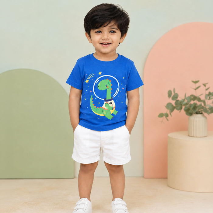Organic Cotton Baby Half Sleeve T-Shirts for Boys & Girls | Printed Round Neck Summer Wear T-Shirt for Baby Boys & Girls | Comfortable Infant Baby Wear & Toddler Clothing | Pack of 2
