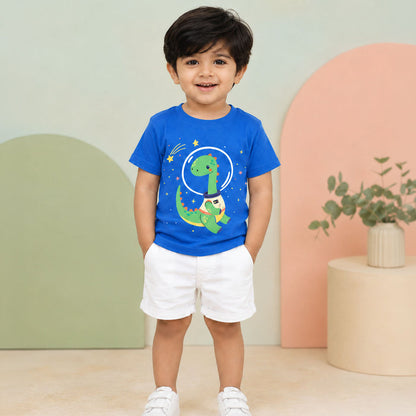 Organic Cotton Baby Half Sleeve T-Shirts for Boys & Girls | Printed Round Neck Summer Wear T-Shirt for Baby Boys & Girls | Comfortable Infant Baby Wear & Toddler Clothing | Pack of 2