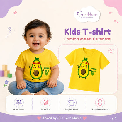 Organic Cotton Baby Half Sleeve T-Shirts for Boys & Girls | Printed Round Neck Summer Wear T-Shirt for Baby Boys & Girls | Comfortable Infant Baby Wear & Toddler Clothing | Pack of 2