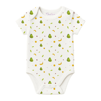 Organic Cotton New Born Baby Onesie | New Born Baby Dress | 0-6 Months | Pack of 5