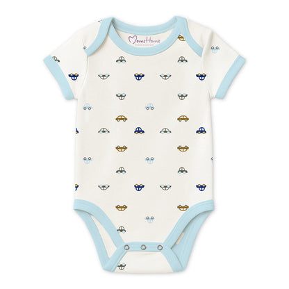 Organic Cotton New Born Baby Onesie | New Born Baby Dress | 0-6 Months | Pack of 5