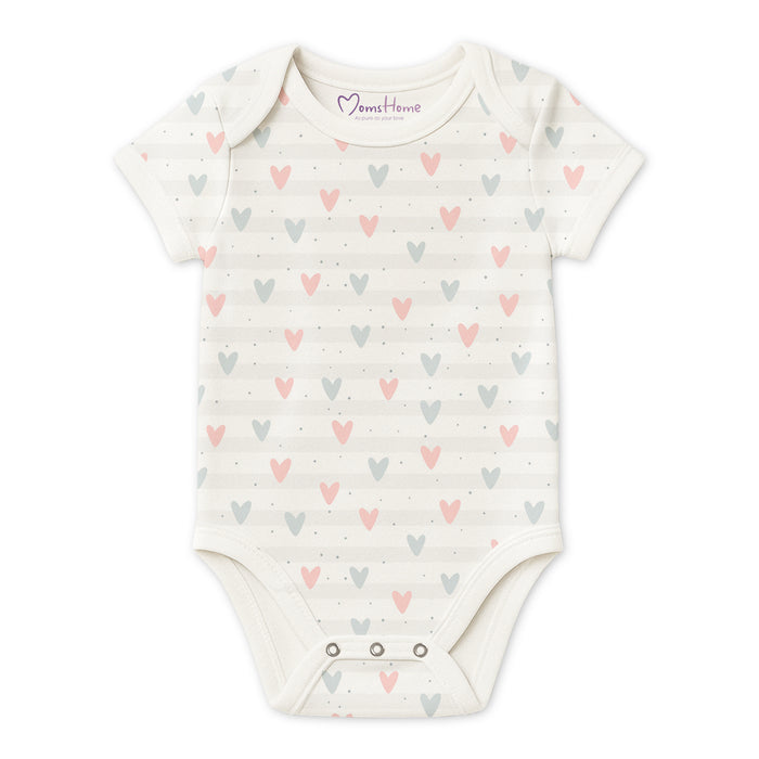 Organic Cotton New Born Baby Onesie | New Born Baby Dress | 0-6 Months | Pack of 5