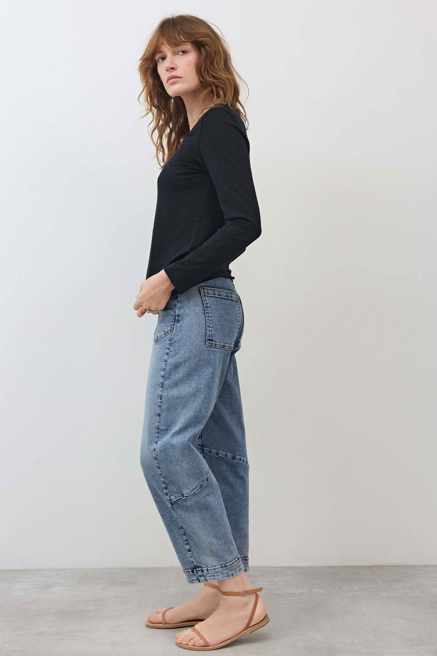 Out from Under Lace Trim Long Sleeve