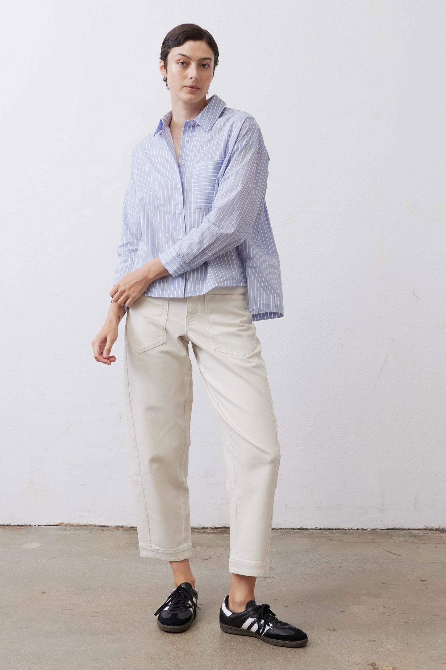 The Oversized Long Sleeve Button Down