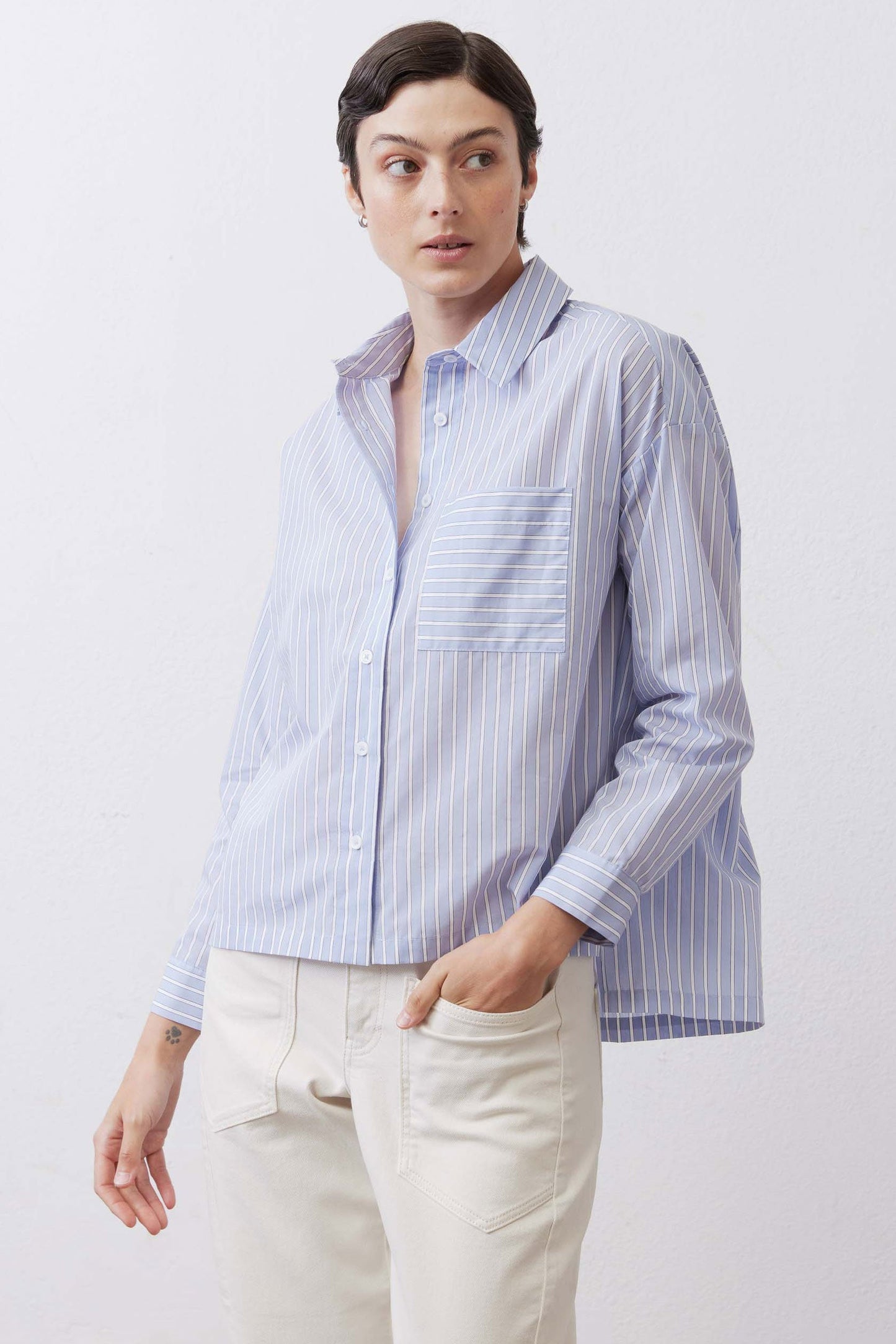 The Oversized Long Sleeve Button Down