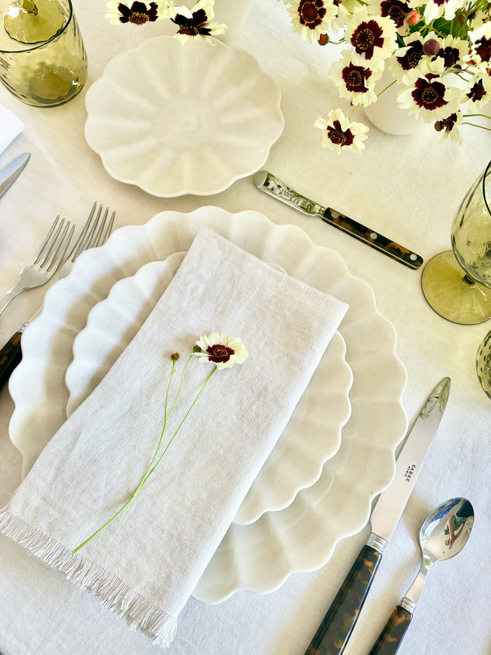 Oyster Dinnerware - Sand - S/4