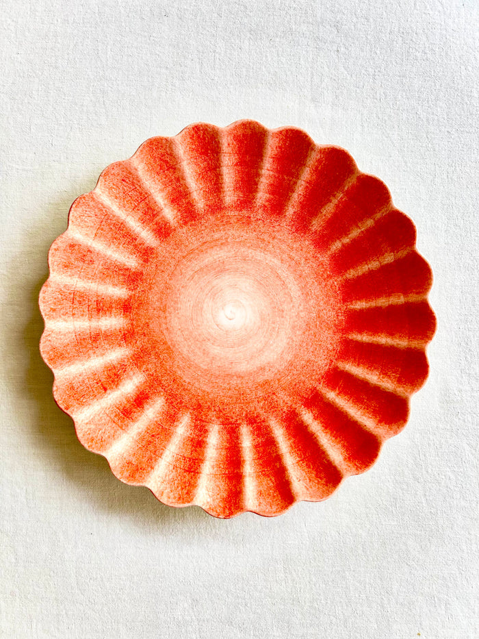 Oyster Dinnerware - Tangerine - S/4